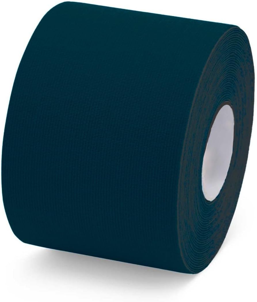 Juzo Kinesiology Tape, 5M Roll, Box of 12 | Body Tape for Adjunct Therapy, Pain Management, Muscle Support, Joint Support, Swelling Reduction and Enhanced Athletic Performance | Black