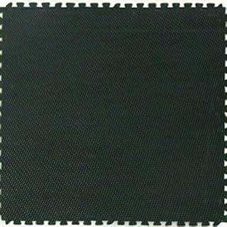 Abaseen Black Interlocking Floor Mats EVA Foam-Rubber Non Slip Tiles 60cm x 60cm (16 Mats-64 SQ FT)