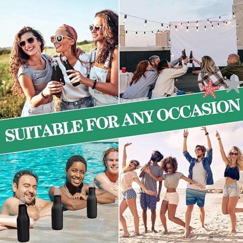 Fundas para enfriar de cerveza de neopreno grueso pack de 24 botellas de 12 oz 7