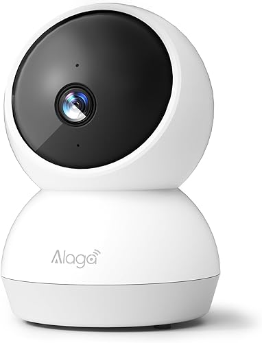 Miniatura 13 de Cámara para interiores, cámara de seguridad HD 3K para interiores, cámara para mascotas con inclinación panorámica de 360°, audio bidireccional