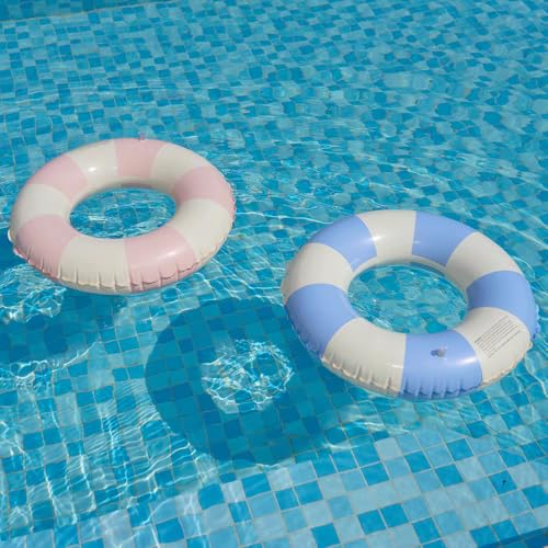 Image of 2 PCS Inflatable Pool Floats for Swimming Pool Party Lake Beach Adults - Floaties Pool Tubes Swim Rings Tubes Floaties for Beach Pool Party Decorations