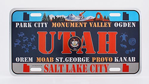 Dimension 9 Home Decorative Plate, Utah, Large