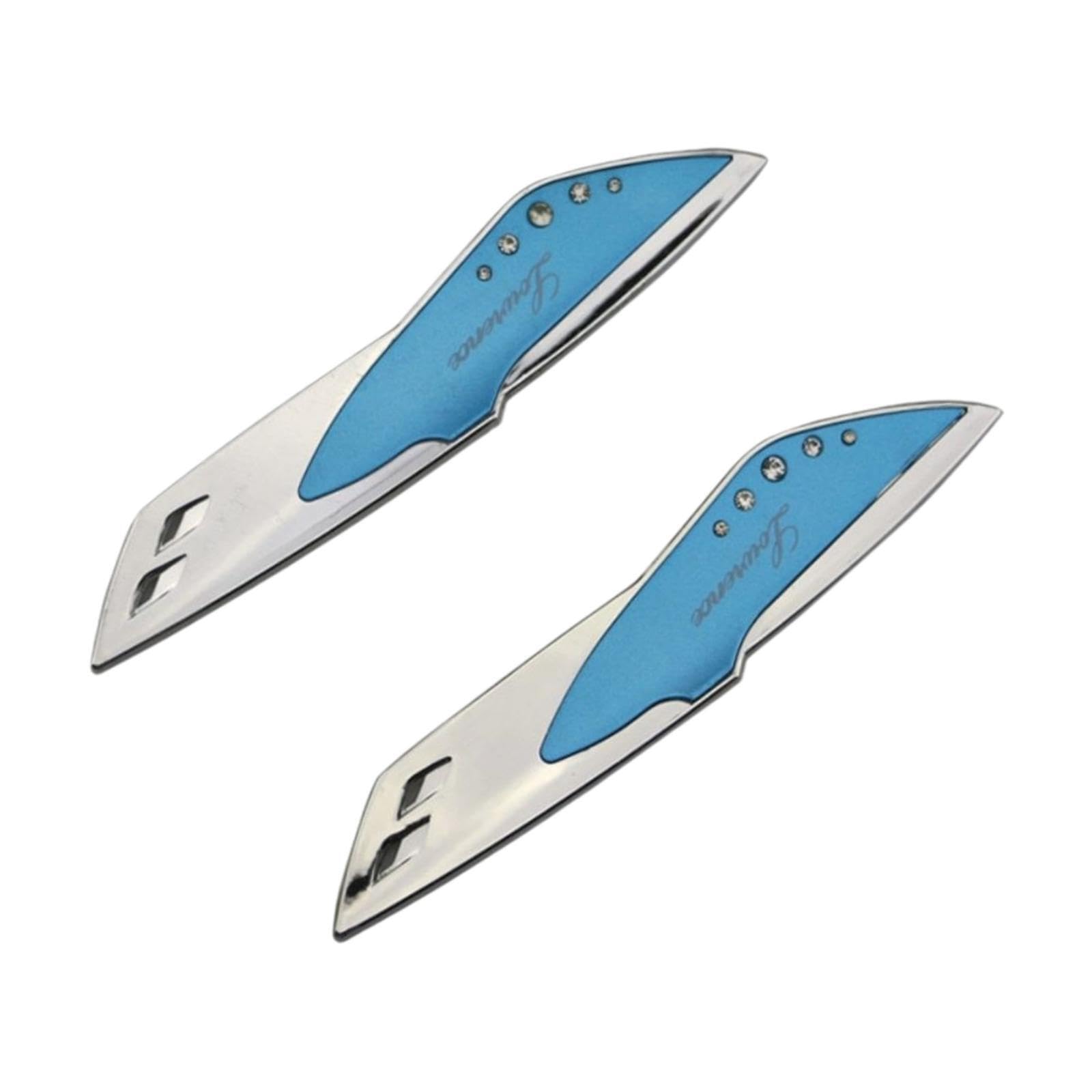 Tuxcaxi Blue Car Windscreen Wiper Enhancer Sturdy Pressurizer Stand Designed For Exceptional Wiper Cleaning Efficiency Automotive Windshield Decorative Accessory, Length 18Cm