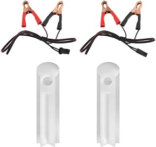 Sun Walker Fuel Injector Cleaner Kit, Anti-Corrosion Auto Gas Injector Nozzle Cleaner Adapter with Test Lead, Universal 2 Size Fuel Injectors Cleaning Tool for SUV Truck RV