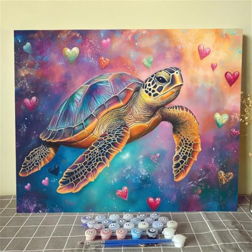 Pintar con numeros adultos para decorar tu salon con arte de playa 2