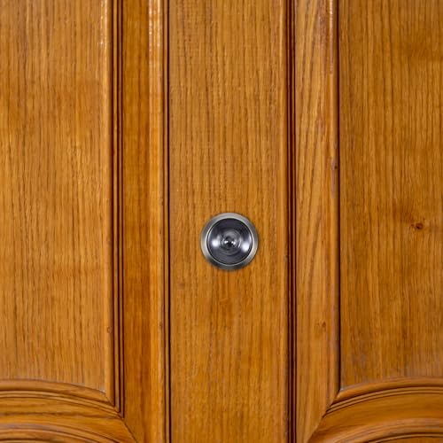 Mirilla para puerta UKCOCO de ángulo amplio de 220 grados con protección de privacidad y diseño de ajuste universal, material de aleación de zinc para uso en hogares y oficinas miniatura 5