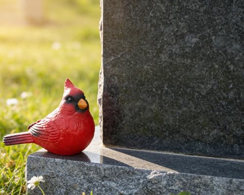Figura de Cardenal Rojo 8 Pulgadas para Decoración miniatura 7