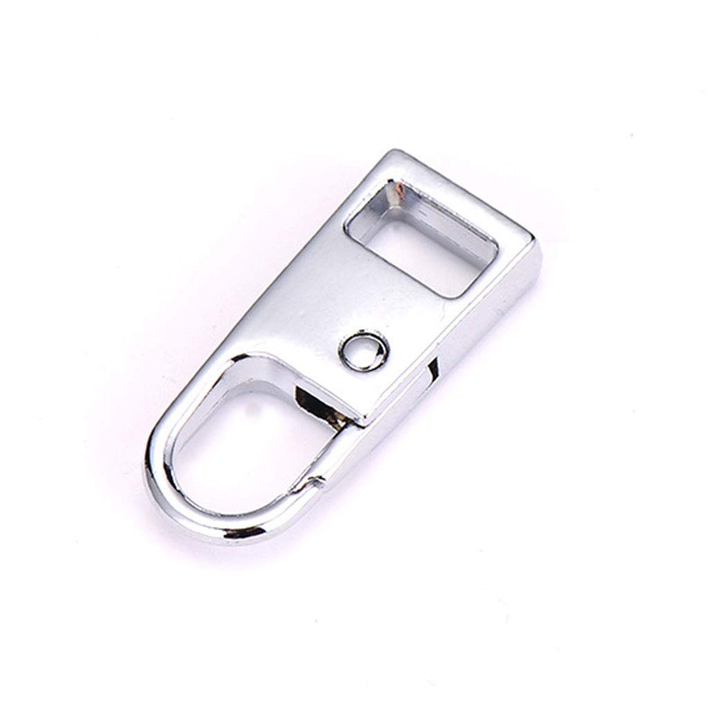 CHENZILIN Zipper Pull Tab Replacement Metal Extension Handle Fixer for Luggage Backpack Suitcase