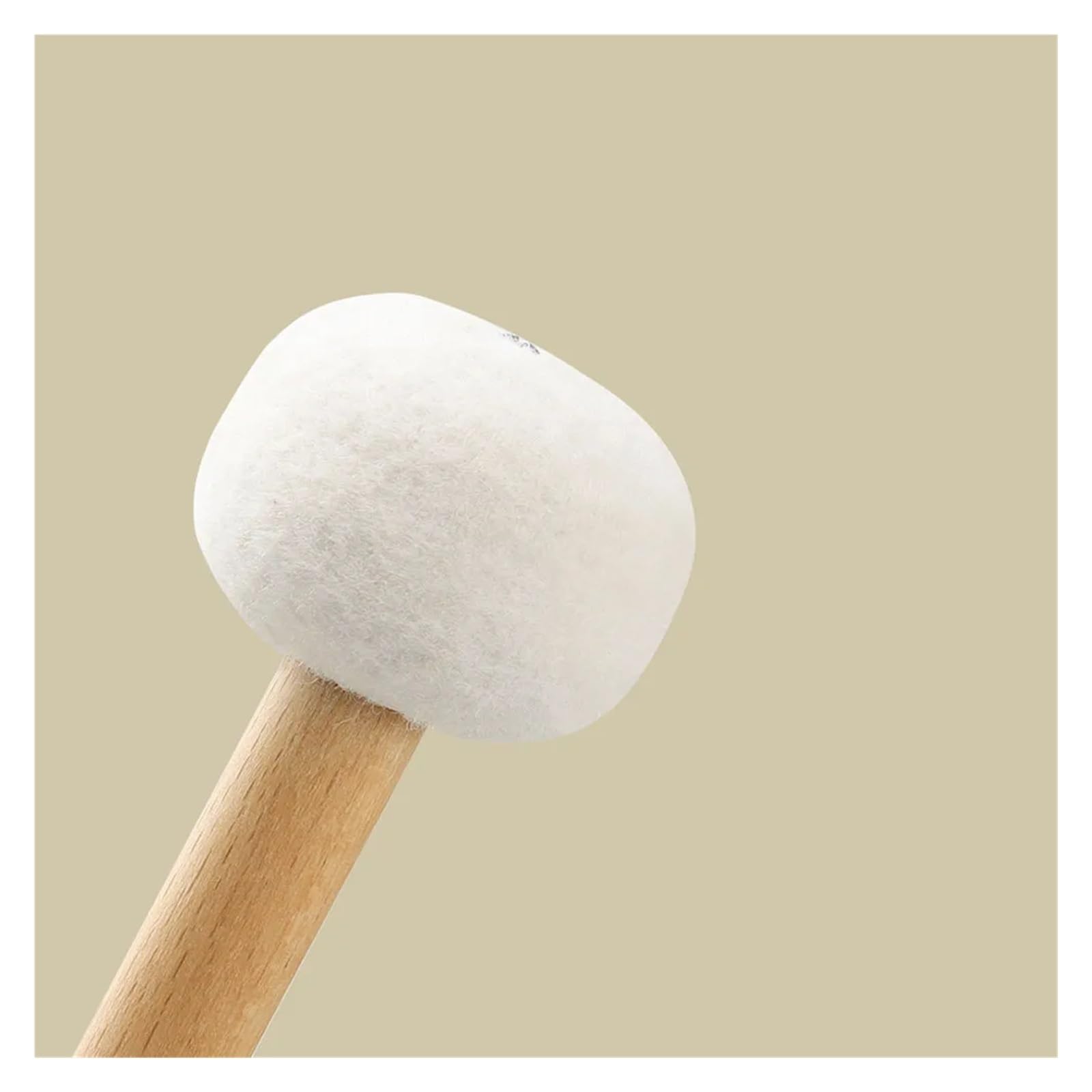 1 Par De Mazos De Timbales De Fieltro De Madera Maciza