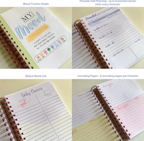 Image of Pregnancy Journal for Pregnant Women - 40-Week Bump Tracker & Memory Book with Stickers | Guided Pregnancy Planner with Prompts, Milestone Pages & Hardcover Keepsake | Gift for Expecting Moms (coming soon)
