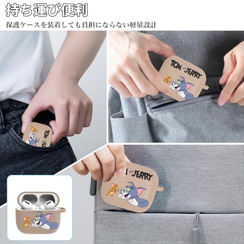 Greerass Airpods Pro3 ケース Airpods Pro 第3世代 全面保護カバー トムとジェリー の商品画像 6