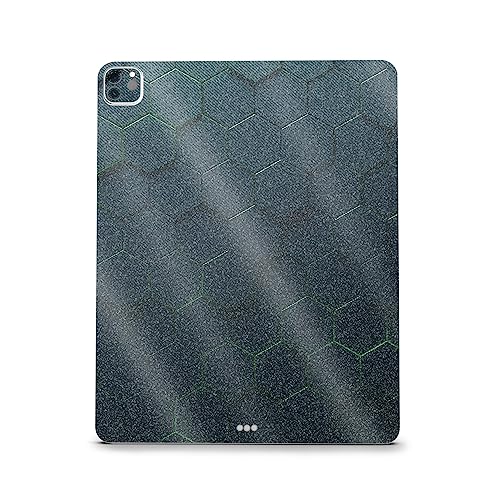 Image of MightySkins Carbon Fiber Skin Compatible with Apple iPad Pro 12.9 inch M2 6th Gen (2022) Full Wrap Kit - Acid Hex | Protective, Durable Textured Carbon Fiber Finish | Easy to Apply | Made in The USA