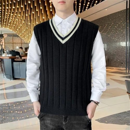 Men's Sweater Home Wear Pajamas Style Warm Comfortable Close-Fitting Winter Vest2