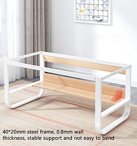 Goodan Computer Desk for Home Office with Storage Modern Simple Study Desks Small Spaces Laptop Table