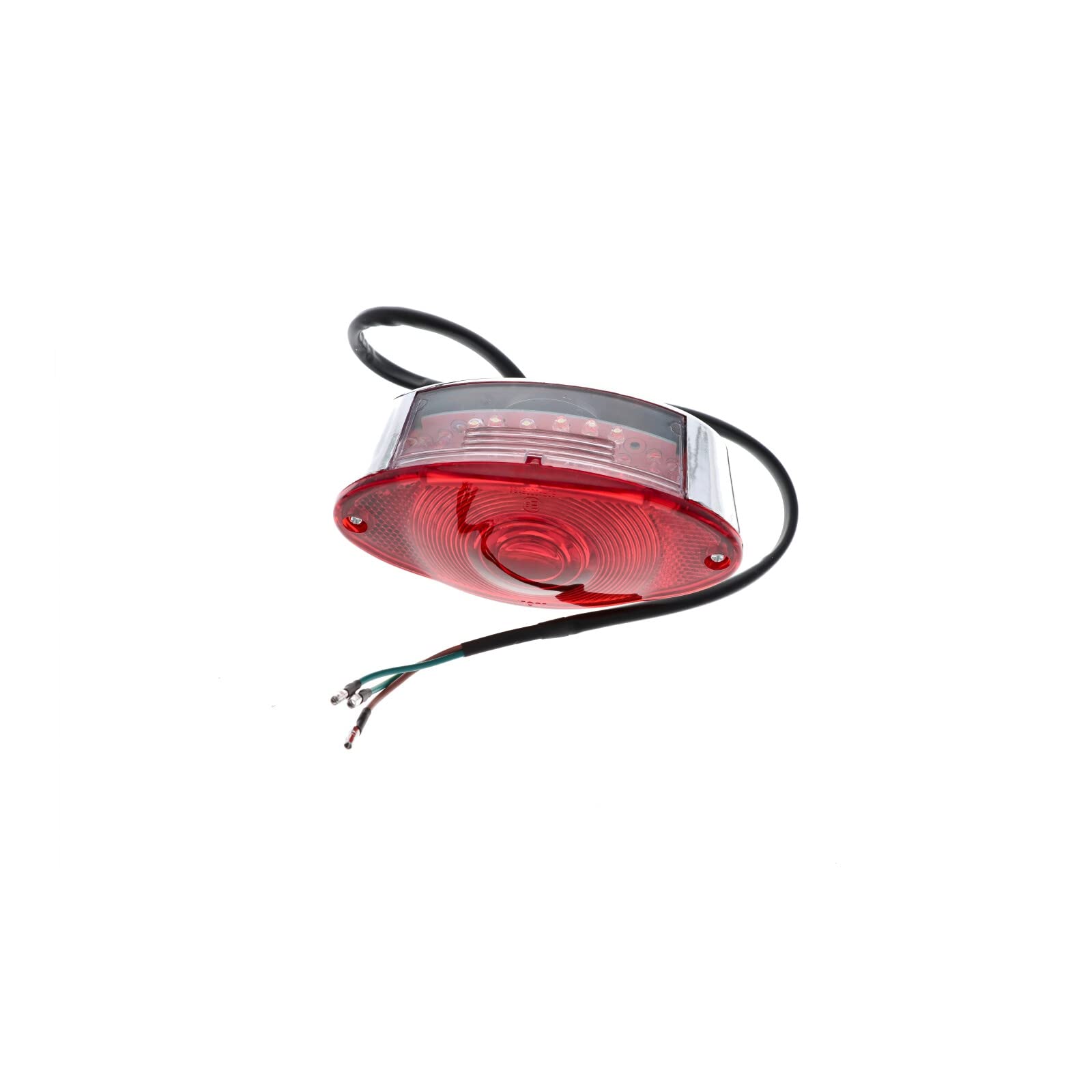 Universal LED Rücklicht Rückleuchte für Motorrad Roller M6x1.0 mit Kennzeichenbeleuchtung