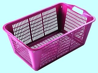 null couleurs assorties – Panier ménage multi-usages en pVC. dimensions cm. 55 x 34 x H.22.