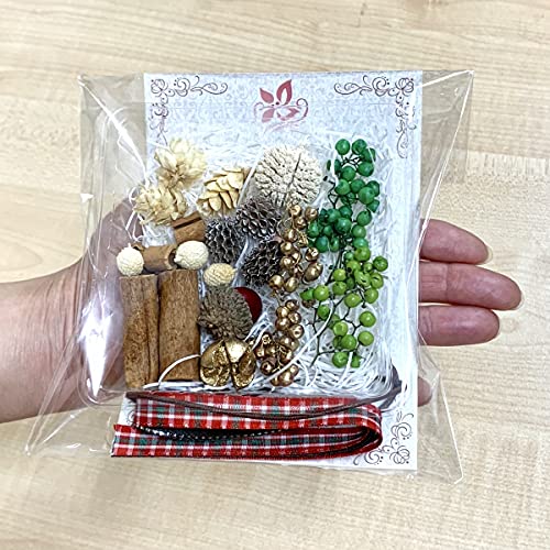 【NICHIFLRO】 ニチフロ ハンドメイド材料 花資材 小分け ハーバリウム アロマワックスサシェ レジン ネイル プリザーブドフラワー ドライフラワー クラフト 花材セット (木の実MIX) [3]
