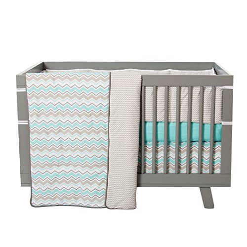 Trend Lab Seashore Waves 3 Piece Crib Bedding Set #TOP2