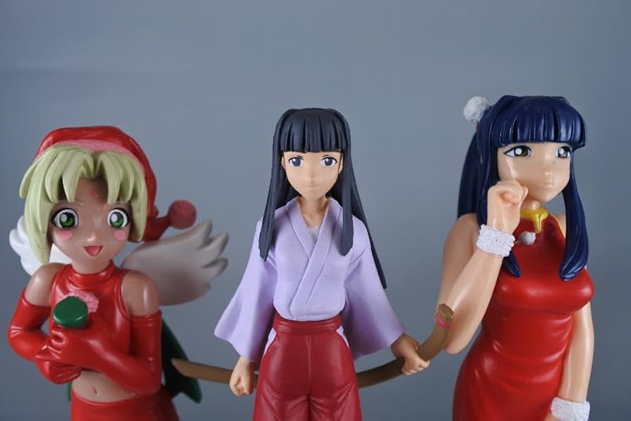 Amazon.co.jp: ラブひな フィギュア カオラスゥと青山素子 3個
