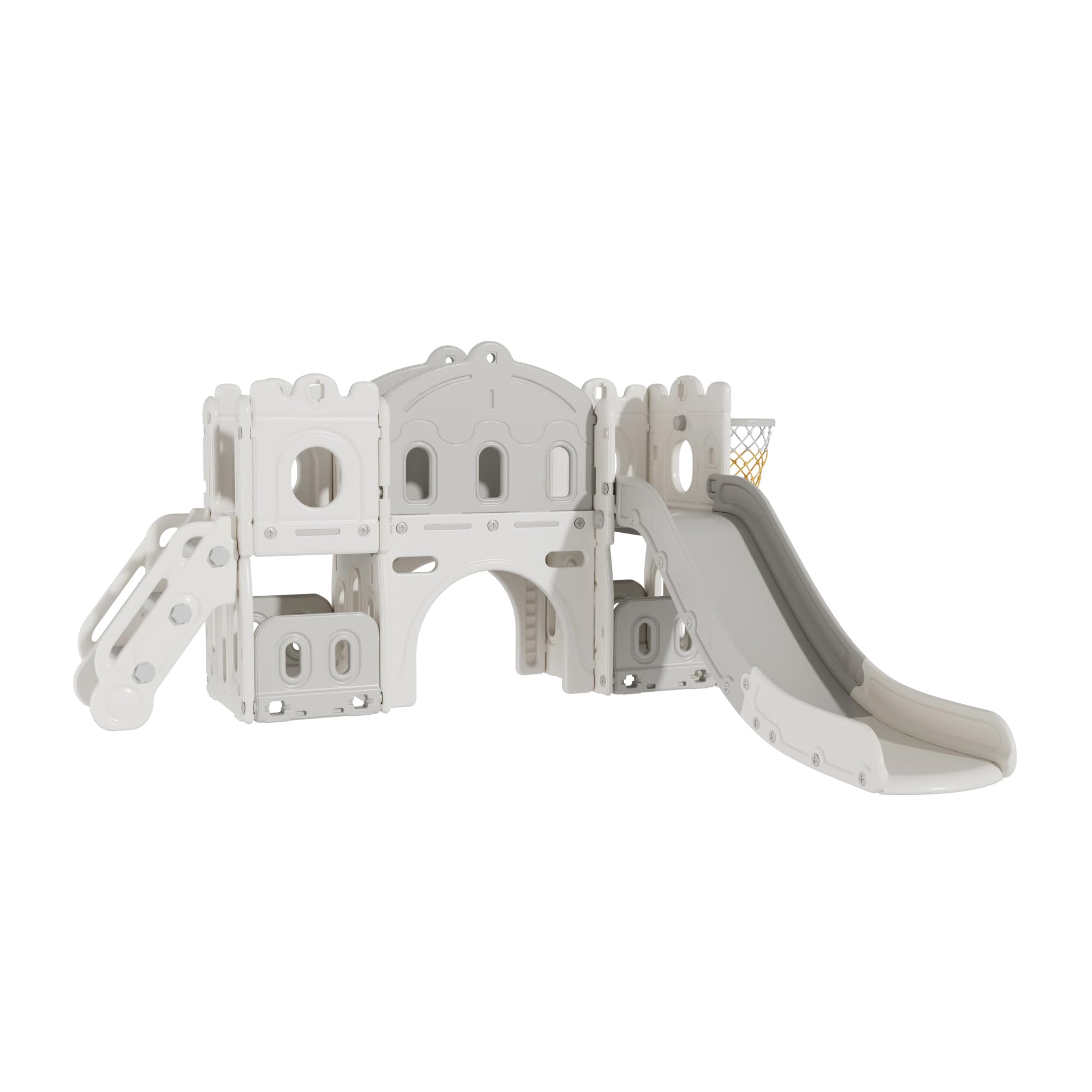 Toboggan Enfant Intérieur/extérieur Motif Carotte - Facile à Assembler, Stable, Glissière Lisse - Jeu D'intérieur Pour Petits Toboggan Assemblage Facile