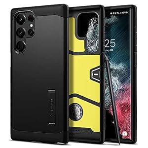 Spigen Tough Armor Designed for Galaxy S22 Ultra Case (2022) – Black