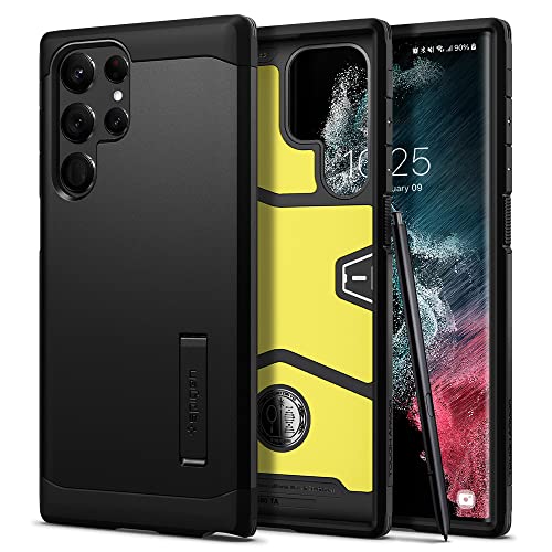 Spigen Tough Armor Designed for Galaxy S22 Ultra Case (2022) – Black