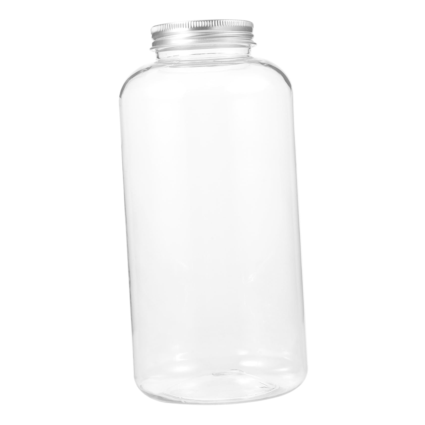Veemoon Large Capacity Juice Bottle Empty Beverage Bottle with Cap for Juice Milk and Other Drinks