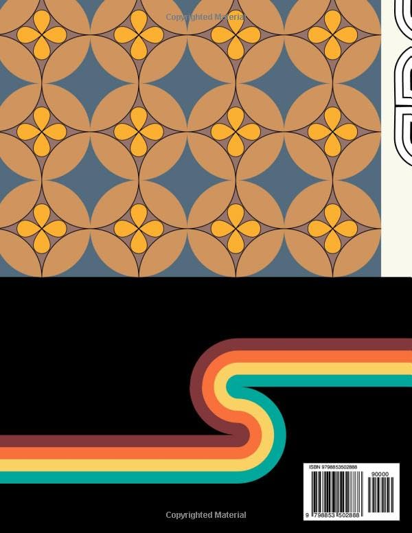 1970's Retro Design Coloring Book image 3
