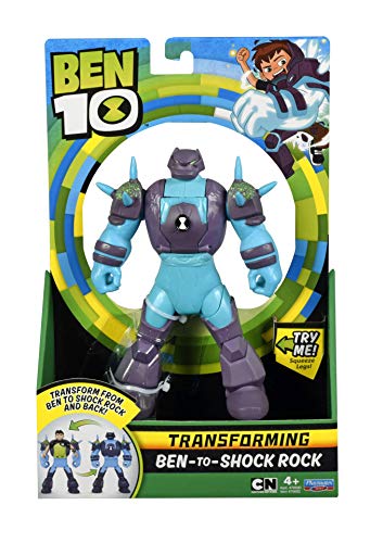 Ben 10 Figura de ação transformadora de Ben-to-Shockrock