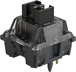 Conjunto de Switch para teclado Akko V3 Cream Black Pro com 45 peças