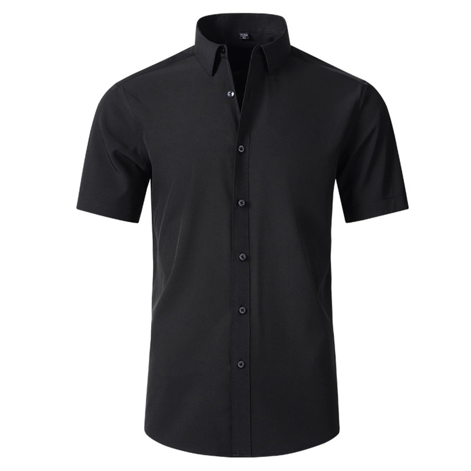 Mens Dress Shirts Wrinkle Free Moisture Wicking 4-Way Stretch Soft Casual Business Work Button Down Shirts