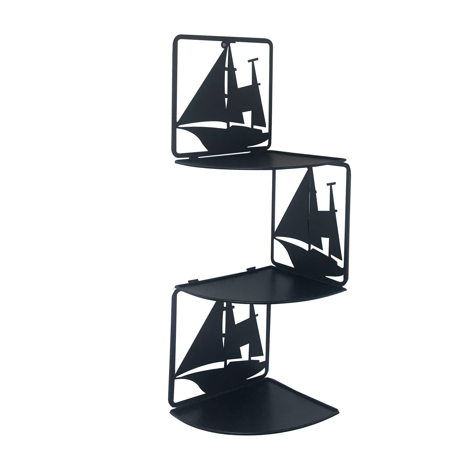 Buy LIFFY Corner Shelf Wall NoAssemble 3 Tier Floating Wall Shelves