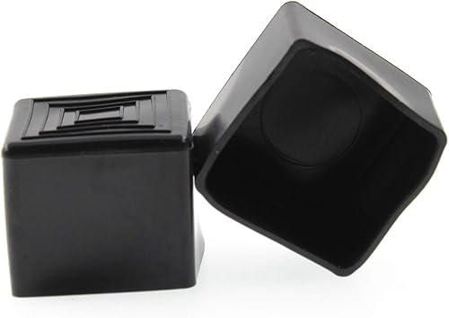 Miniatura 3 de Tapas de goma para patas de silla, pies cuadrados, cubierta protectora de suelo de madera dura para pies de muebles, almohadillas antideslizantes