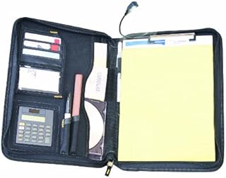 DEWALT DG5142 Pro Contractor's Business Portfolio with Flex-Light, Built-In Calculator, Full Zipper Enclosure