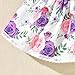 fioukiay Baby Girl Dress and Cardigan Set Infant Girl Bowknot Dresses Outfit Set Clothes with Diaper Cover Fall Winter, 12-18 Months A Purple