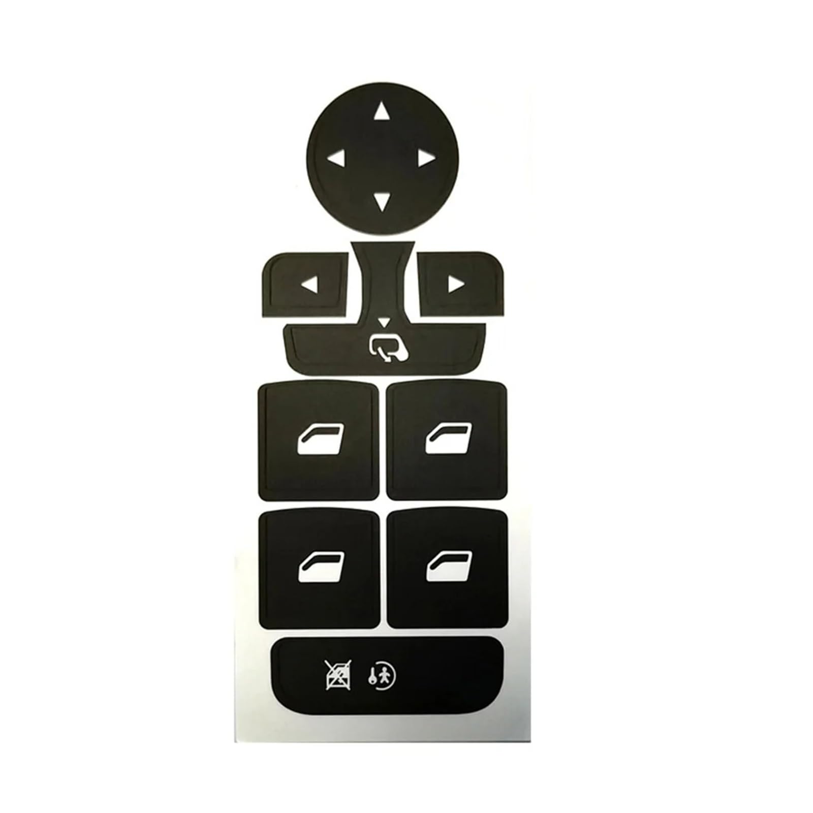 Repair Patch Compatible with Citroën C4 for Grand for Picasso Car Button Repair Decal Sticker Window Button Repair Sticker ABS Car Interior Decor Accessories