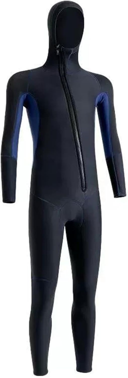 5MM Neoprene Wetsuit Hooded One-Piece Full Diving Suit Sun Protection Warm Jellyfish Suit for Scuba Surfing Sailing