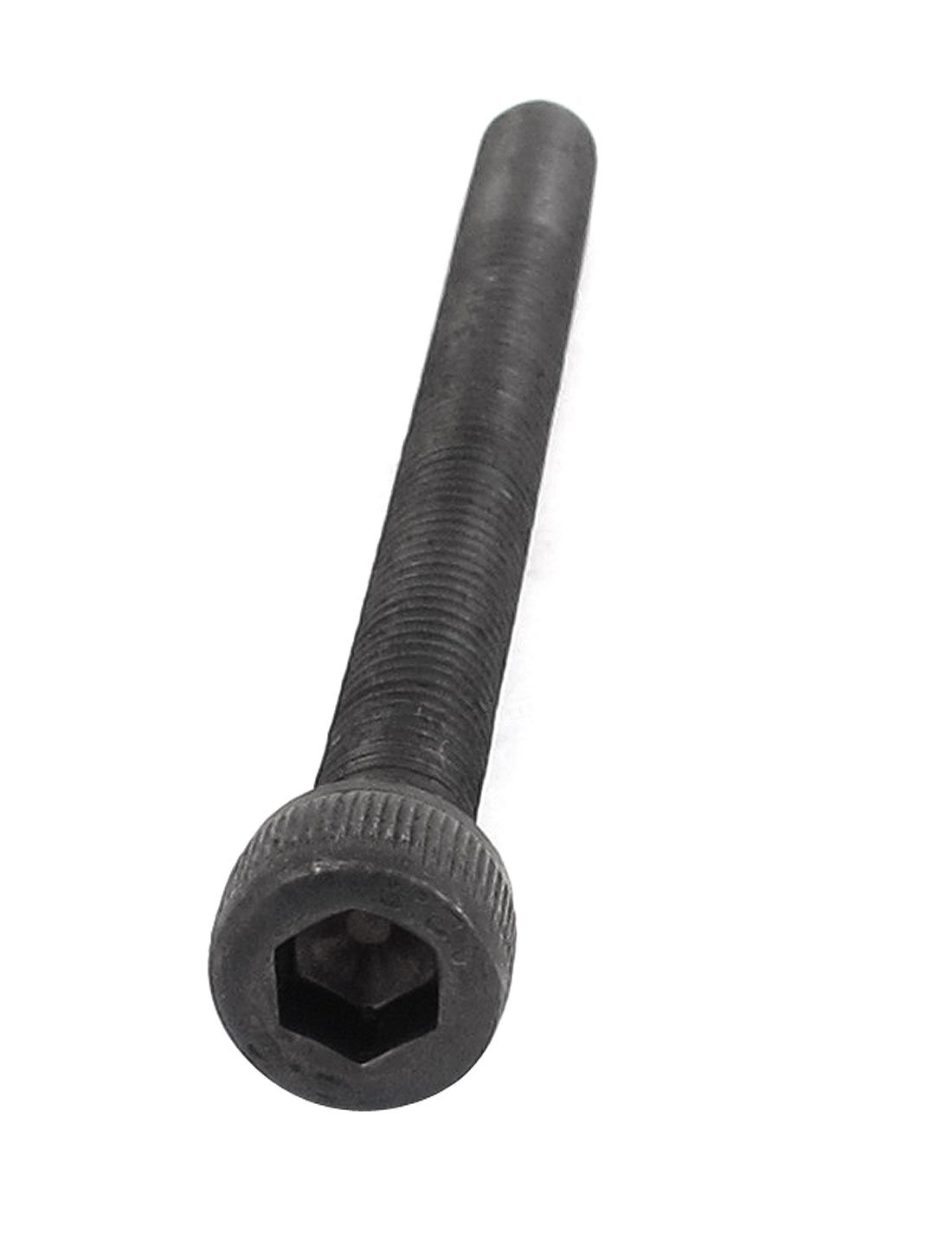 10 Vis à Tête Hexagonale Creuse M6x75mm – Acier Allié 12.9, Noir (Uxcell)