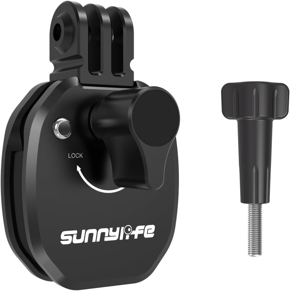 Taoke Action Camera Mount for Action 5 Pro, Go-Pro Hero 13, Motorcycle Windshield Clamp, 360 Rotating, Heavy Duty, Compatible with Action Camera (GoPro, DJI, Inst360, etc.) and Smartphones