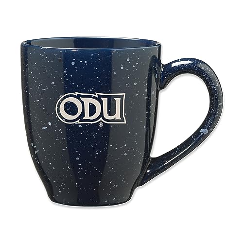 Rico Industries NCAA Old Dominion Monarchs Primary 16 oz Team Color Laser Engraved Speckled Ceramic Coffee Mug