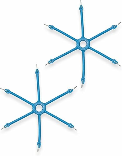 MaxLLTo Juego de 2 tensores de goma de repuesto para neumáticos de araña, compatible con llantas de 12 a 18 pulgadas (14.173 in-18.110 in)