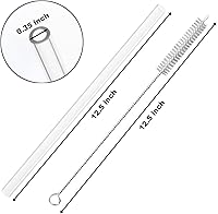 Vista 2 de Popote de repuesto compatible con vaso Stanley de 40 onzas y 30 onzas, paquete de 6 popotes reutilizables para vaso Stanley de 40 onzas con asa