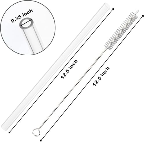 Miniatura 2 de Popote de repuesto compatible con vaso Stanley de 40 onzas y 30 onzas, paquete de 6 popotes reutilizables para vaso Stanley de 40 onzas con asa,