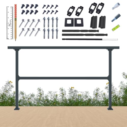 CR Fence Horizontal Metal Deck Railing