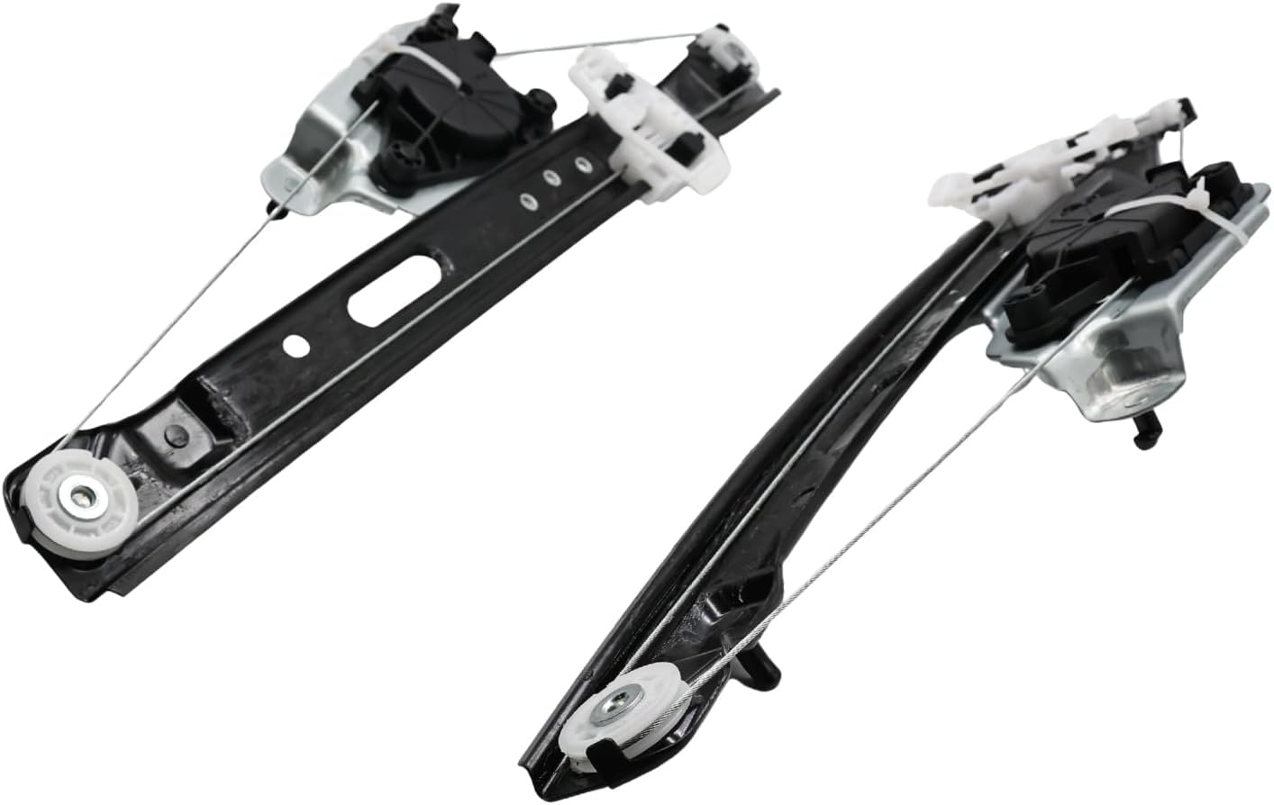 Pair Power Window Regulator W/O Motor Rear Driver Passenger Side Compatible with 2006-2011 E90 E91 325i 328i 330i 335i Rear Left and Right 749-469 51357140589