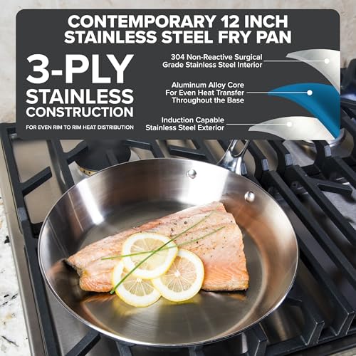 Viking Contemporary 3-Ply Frying Pan thumbnail 3