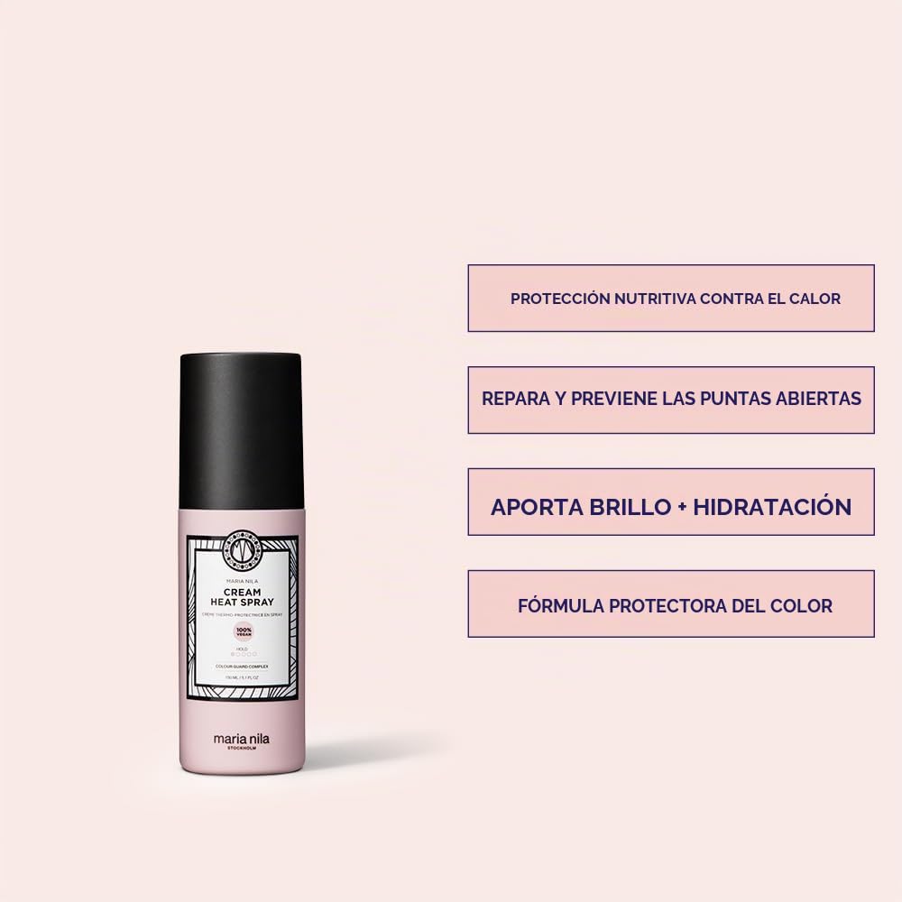 Maria Nila, Sprays Protectores Térmicos, 100% Vegan y Libre de Sulfatos/Parabenos