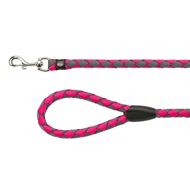 Foto 2 de 6 de TRIXIE Correa New Cavo Fucsia/Grafito para Perros