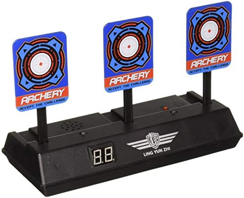 HIYUTOY Auto-Reset Target,Electronic Scoring Target Toys Soft Bullet Target Dart Toy Gun Shoot for NERF N-Strike Blaster Kids Toy
