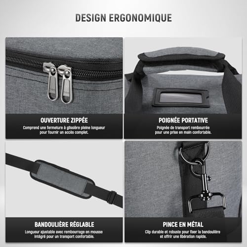 Sac de transport Neewer rembourré pour protéger vos flashs - 6